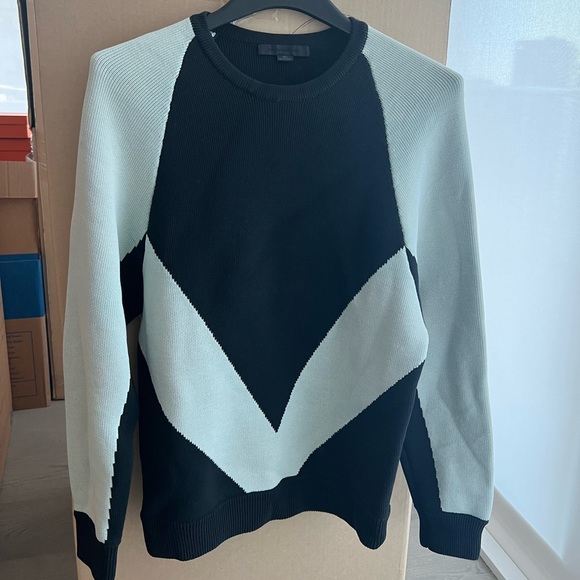 Alexander Wang black and white pull over sweater - Picture 1 of 4